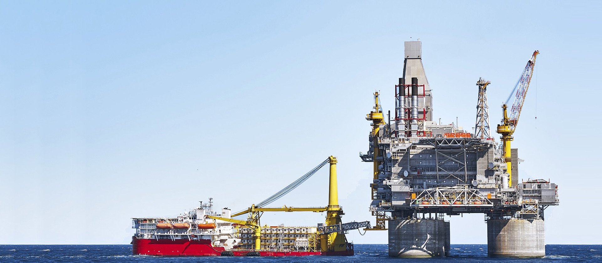 Offshore platform and support vessel, from Kaizen Global's own operations