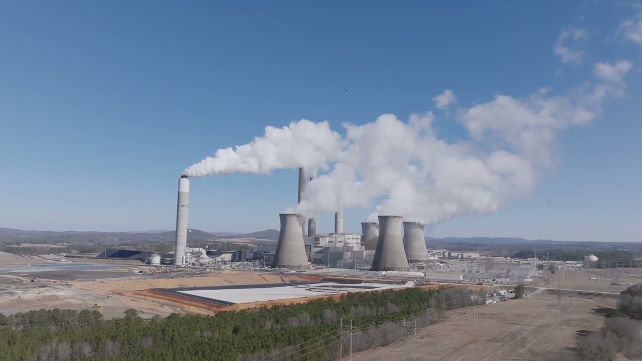 Power station cooling towers and generating plant
